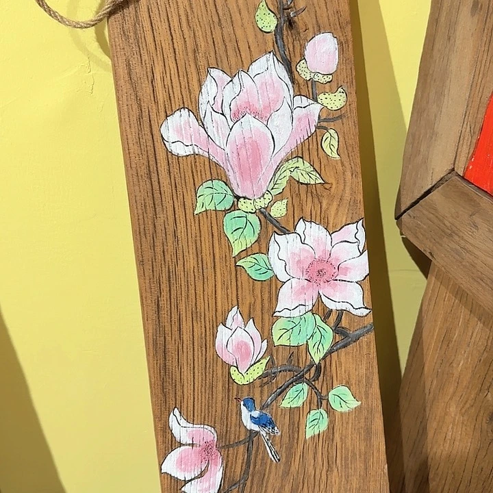 S*老榆木丙烯颜料画