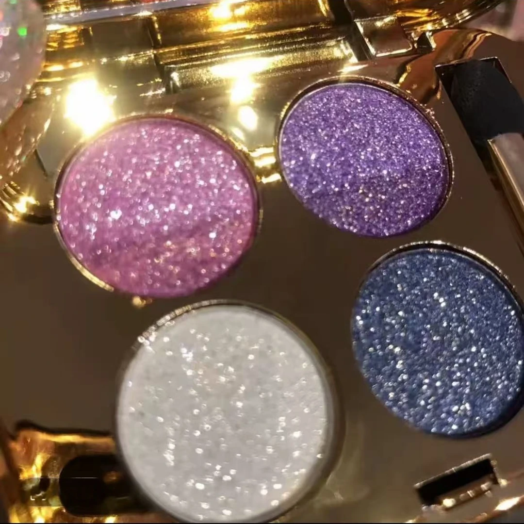 正品维妮小熊维妮闪亮爆闪珠光钻石眼影大地新款烟熏防水一闪到底