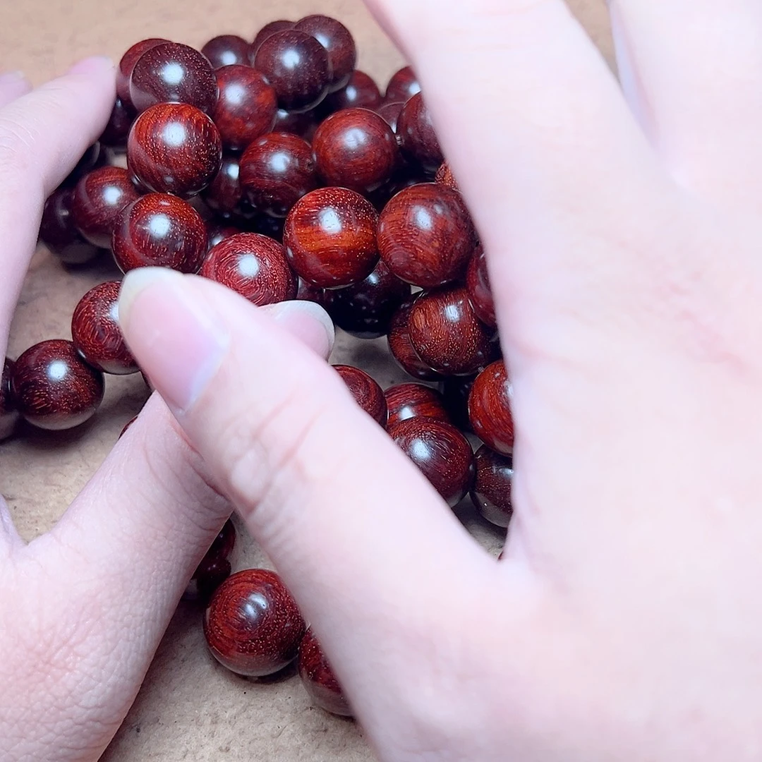 手串/手链小叶紫檀18干磨原滋原味福利