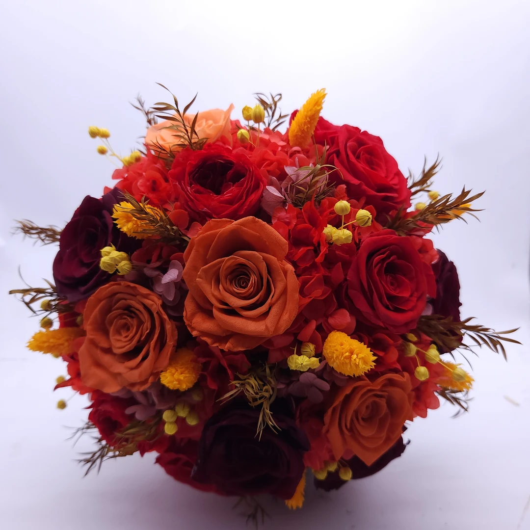 高端永生玫瑰花束永生花同城速递乔迁生日表白礼物