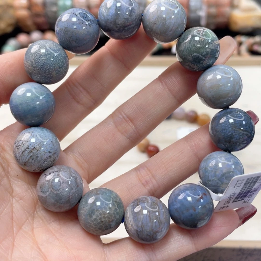 硅化珊瑚（珊瑚玉）手链未镶嵌?****?303