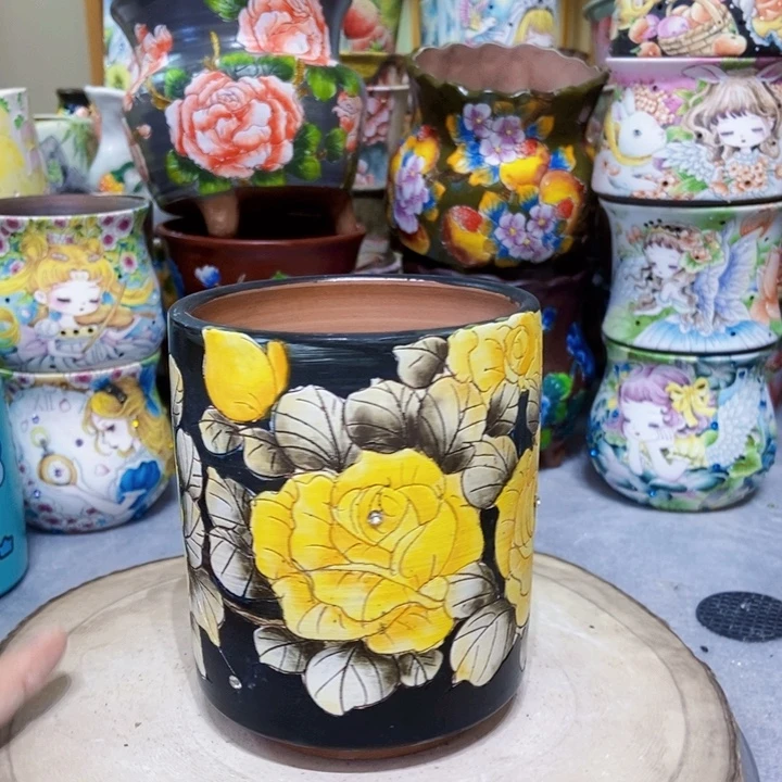 景德镇艺术手绘作品