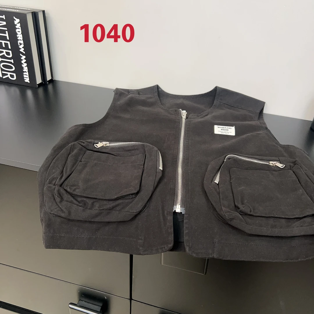 KM PERSONALITY 2024 春秋不加绒儿童工装马甲 1040