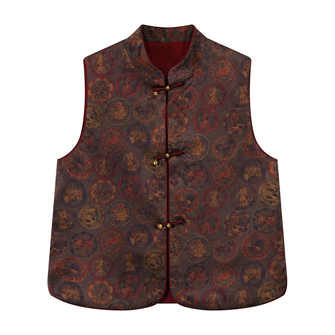 歌路丝GELUS显瘦宽松时尚简约马夹0490