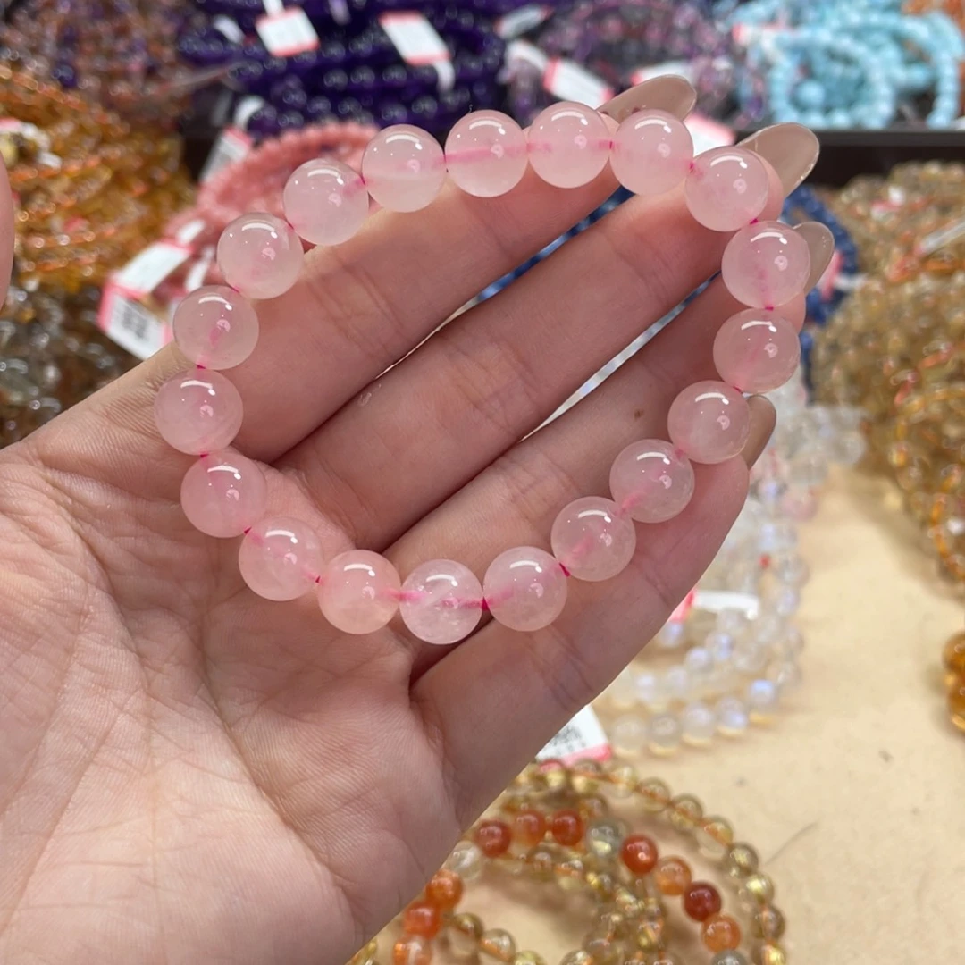 水晶手链未镶嵌粉水晶