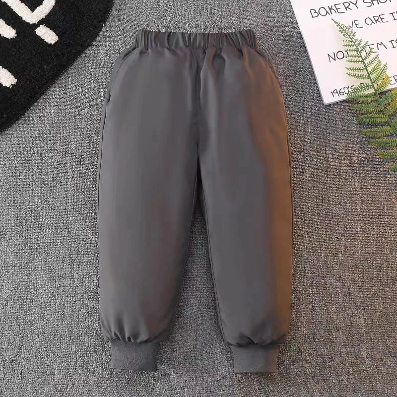 #h125儿童裤外穿新款冬季加厚保暖裤