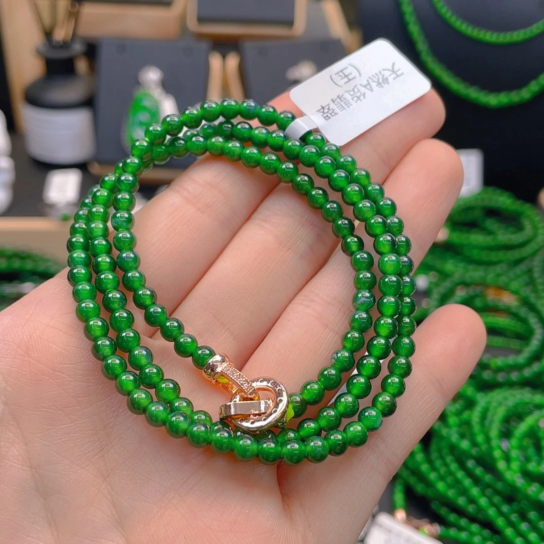 翡翠颈饰未镶嵌项链卡4
