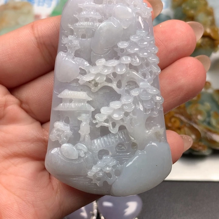 颈饰未镶嵌翡翠翡翠