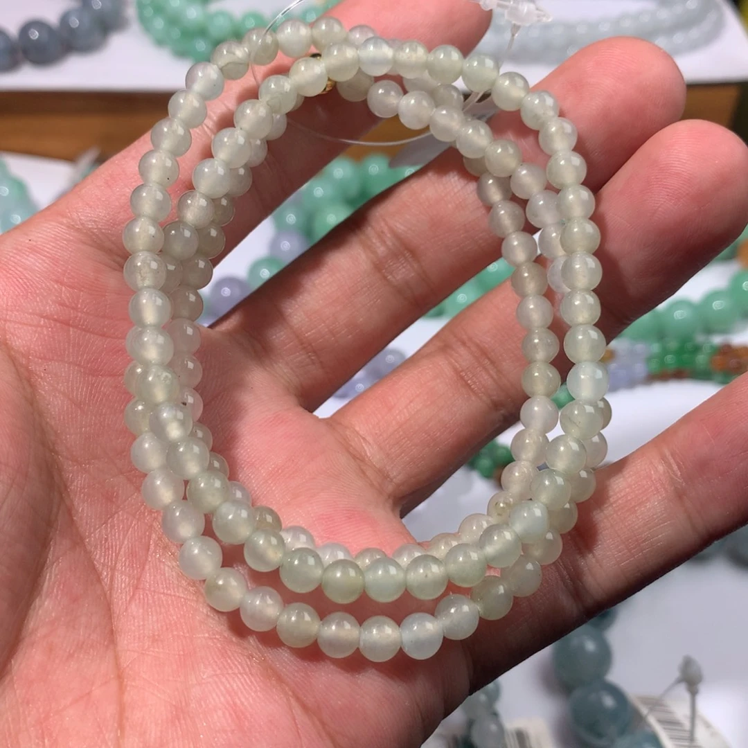 手链翡翠未镶嵌冰项链卡5.0