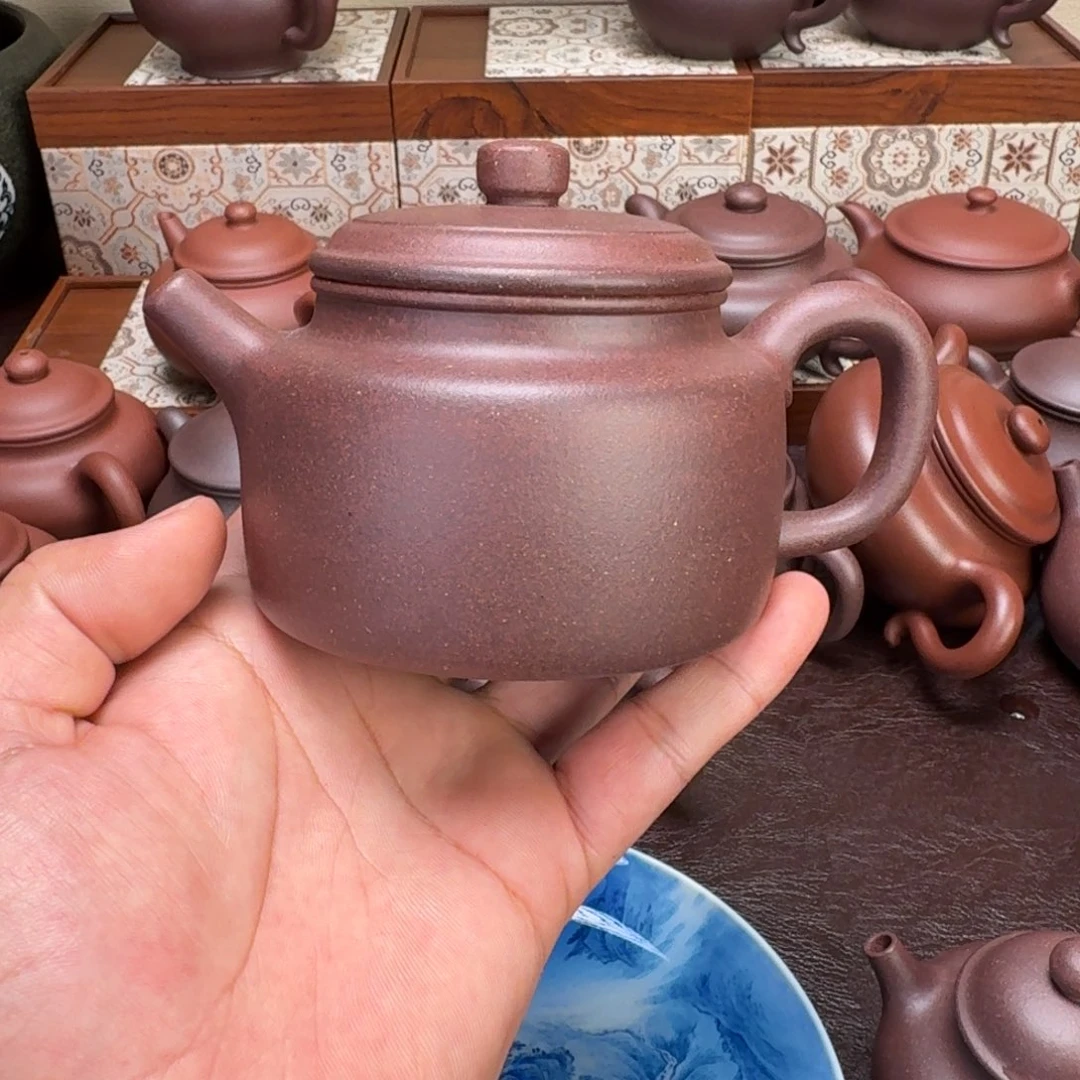 破***执紫砂茶壶原矿紫泥德钟260cc