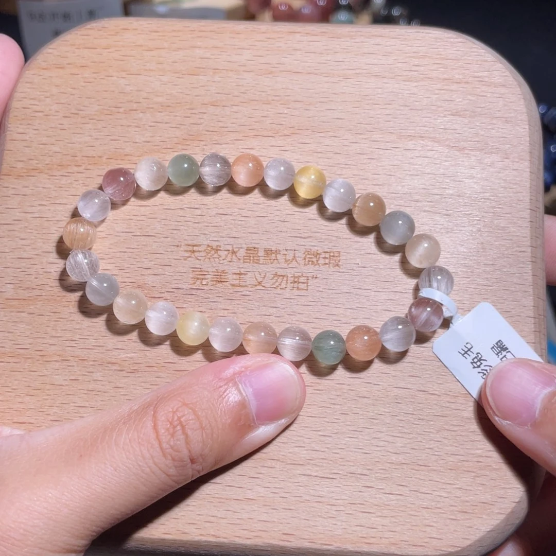 水晶手串未镶嵌23号多样性发货一X 7mm