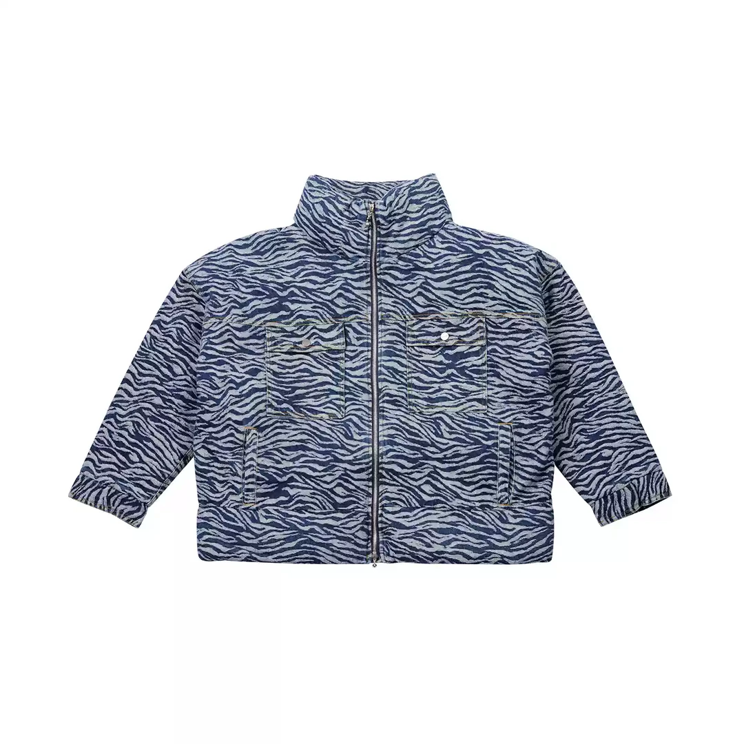 【PROJECTJOIN】刘耀文同款虎纹提花牛仔外套OVERSIZE男女同款