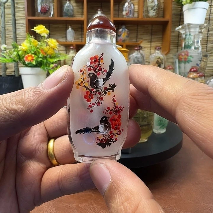 高***人鼻烟壶内画手工非遗