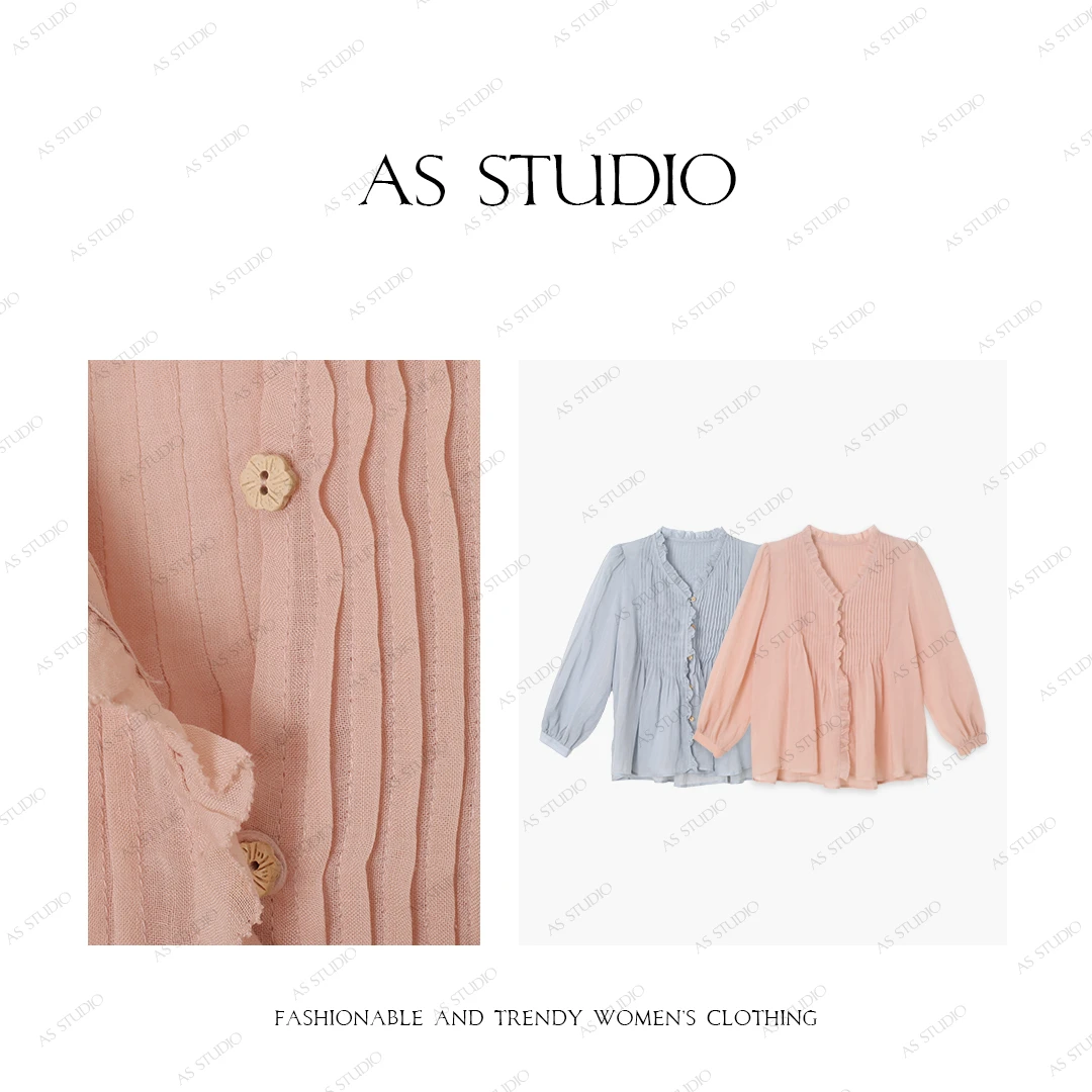 【AS玛丽珍】25新心动浅春系凉感减龄娃娃衫AS25XXS00021