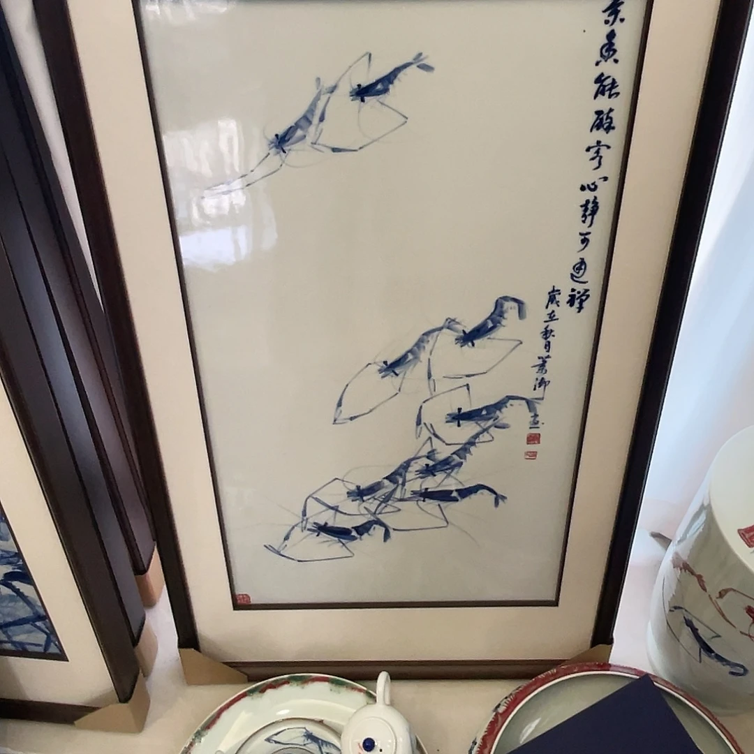 平***乐手工手绘陶瓷作品