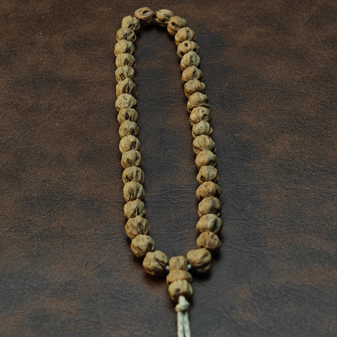 手持款:地仙级:“魃”，热振百香籽，红牙油皮，大尺寸，原装微磨，36籽