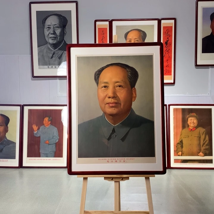 瓷片逆**行对开带诗词对联