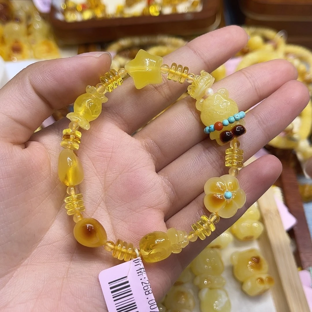 琥珀未镶嵌珠宝奇石