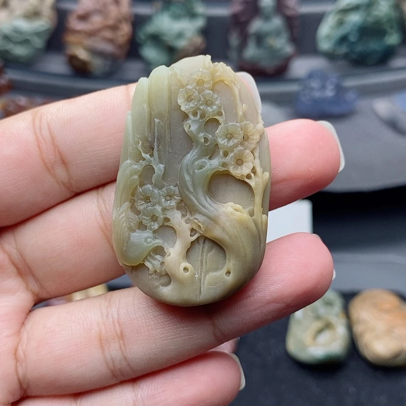 【闪购商品】未镶嵌定制石英质玉吊坠