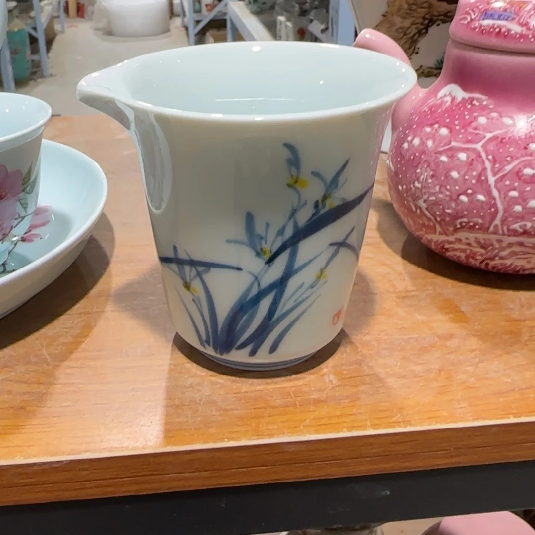 手绘瓷器，全部处理