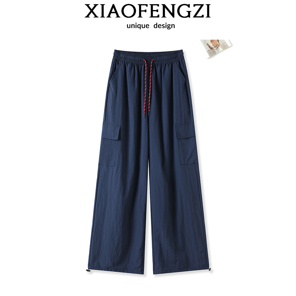 「隐形瘦身工装裤」新款六色高级酷帅风美式运动速干设计工装阔腿裤