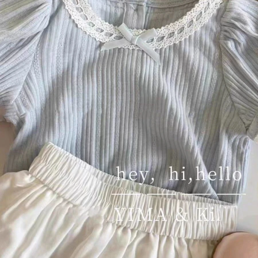 裤韩范夏装儿童时髦套装洋气纯棉短袖独特洋气时髦日韩童装