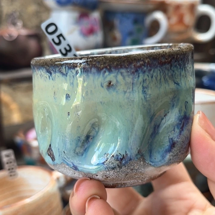 全手工柴烧志野532