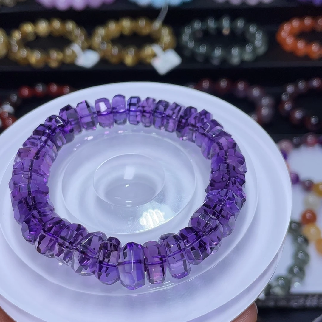 水晶手链未镶嵌巴西紫水晶