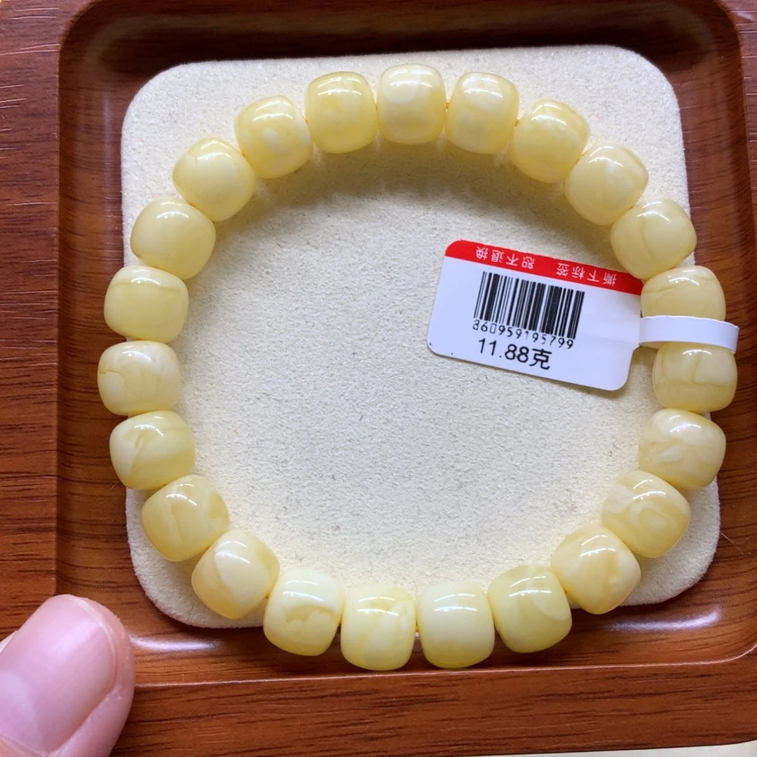 二***裤蜜蜡未镶嵌手链蜜蜡
