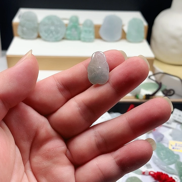 吊坠(不含链)未镶嵌翡翠11荷叶