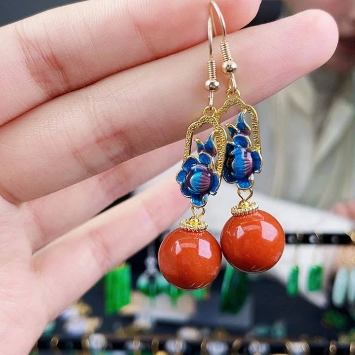 翡翠耳饰未镶嵌饰品