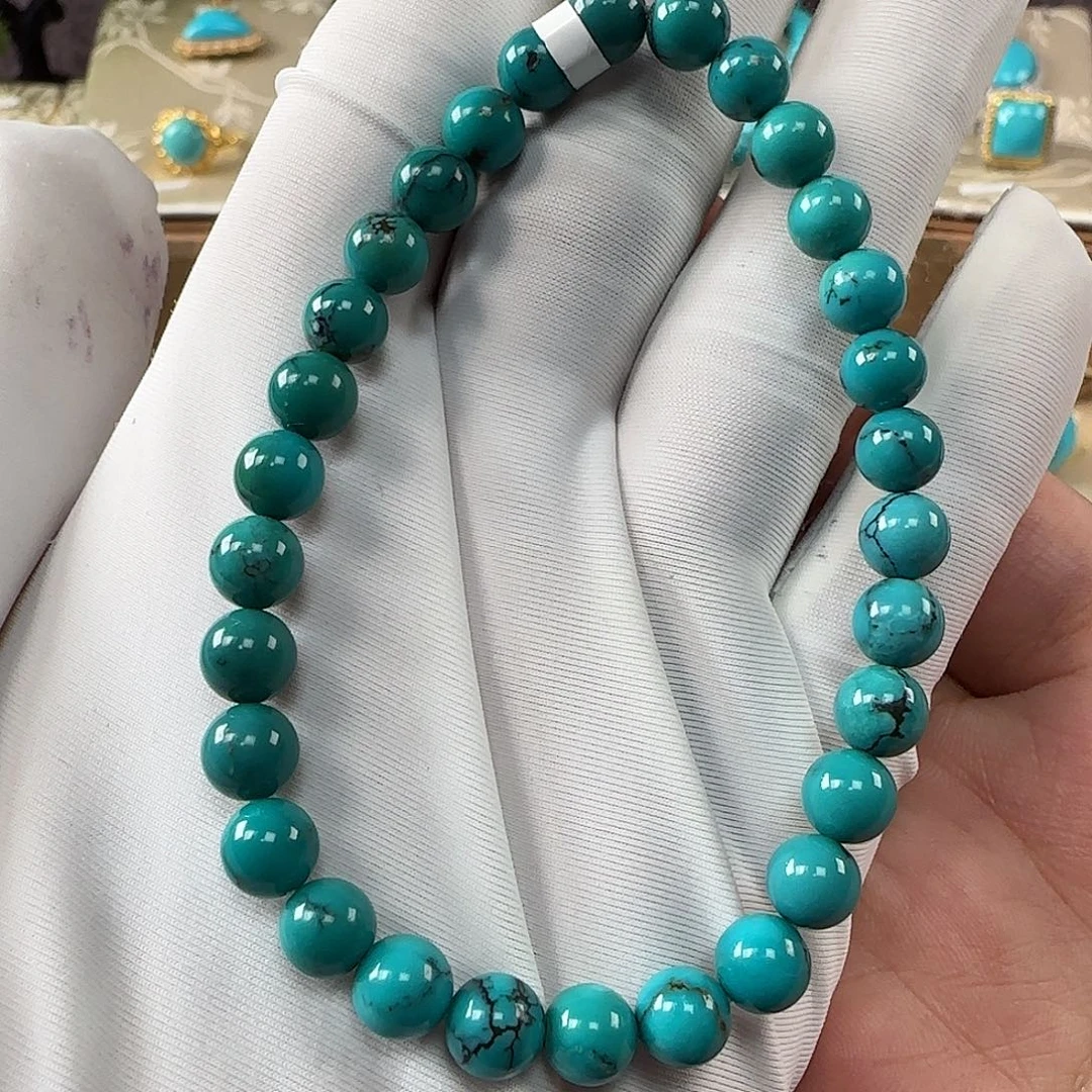 绿松石未镶嵌手串