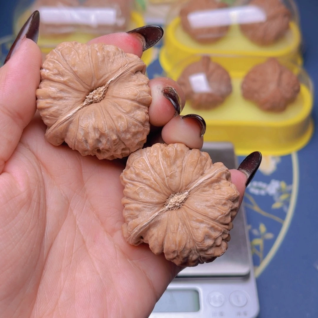 文玩核桃把件㞢*㑅南瓜墩43