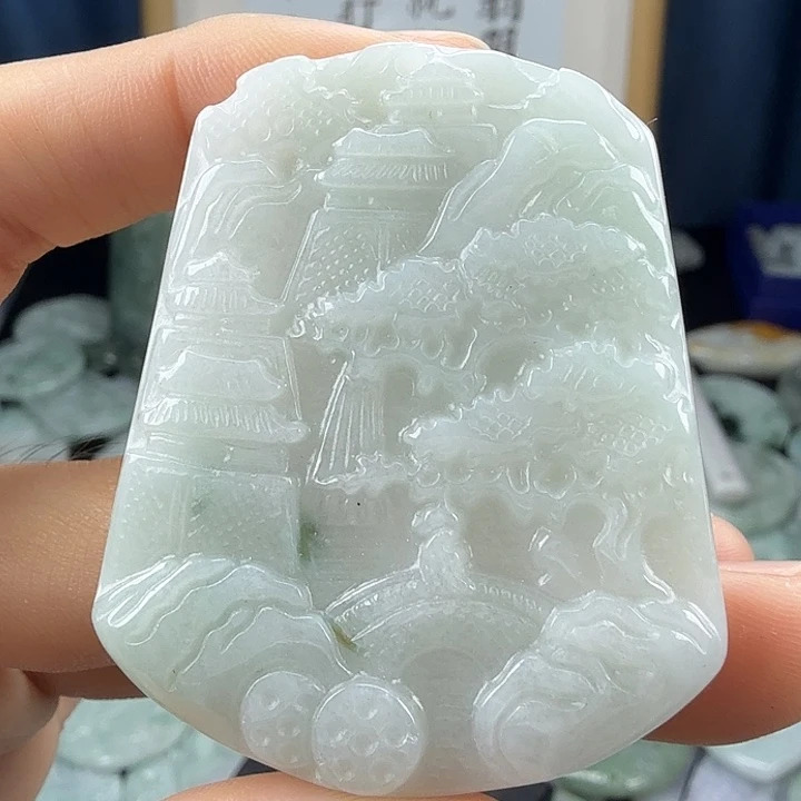 翡翠未镶嵌颈饰翡翠
