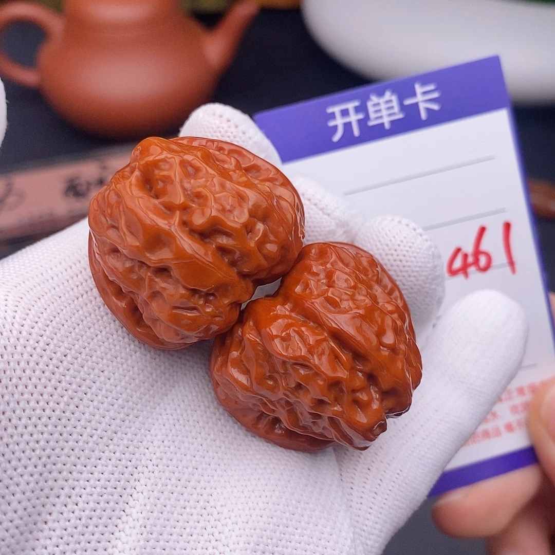 文玩核桃把件35蛤蟆头461