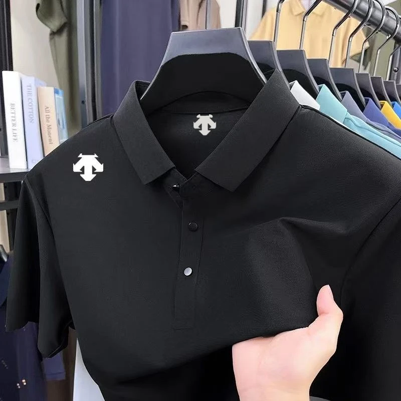 DL-5【正品清仓】商务户外薄款宽松POLO衫短袖长袖夏季