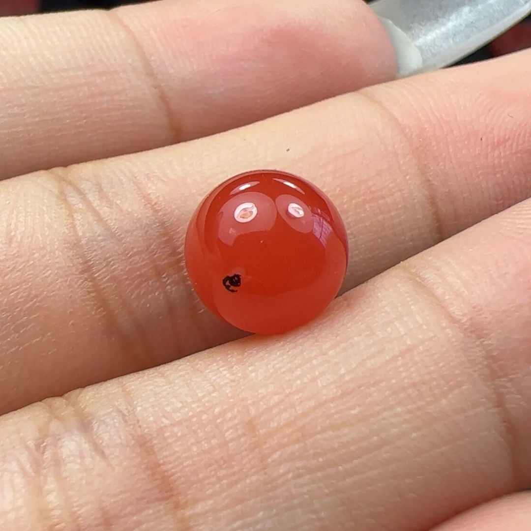 未镶嵌珠子南红玛瑙是****儿