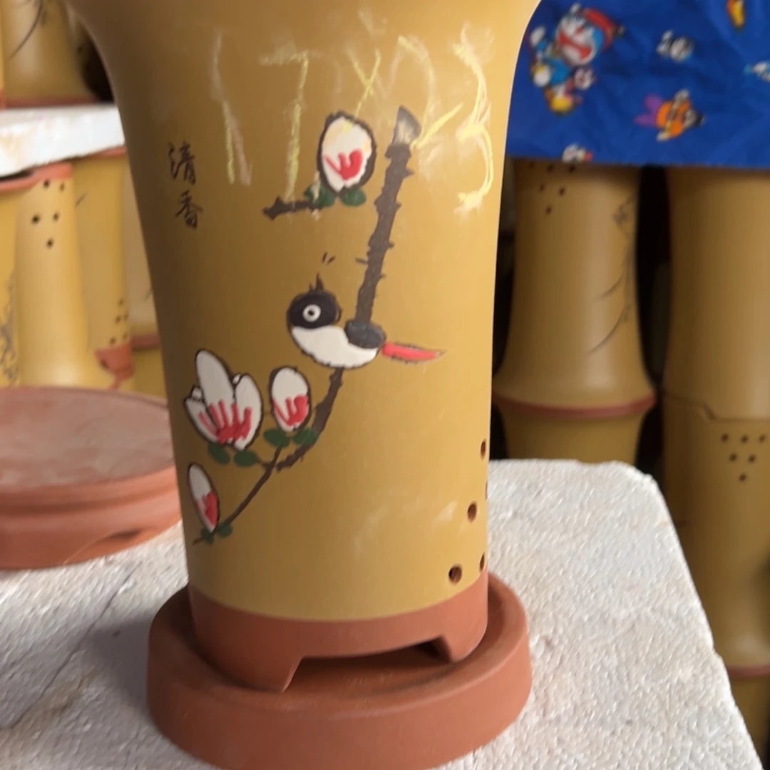 宜兴川阁紫砂花盆单个