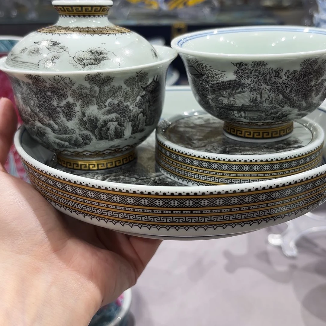 瓷片景德镇瓷器艺术半手