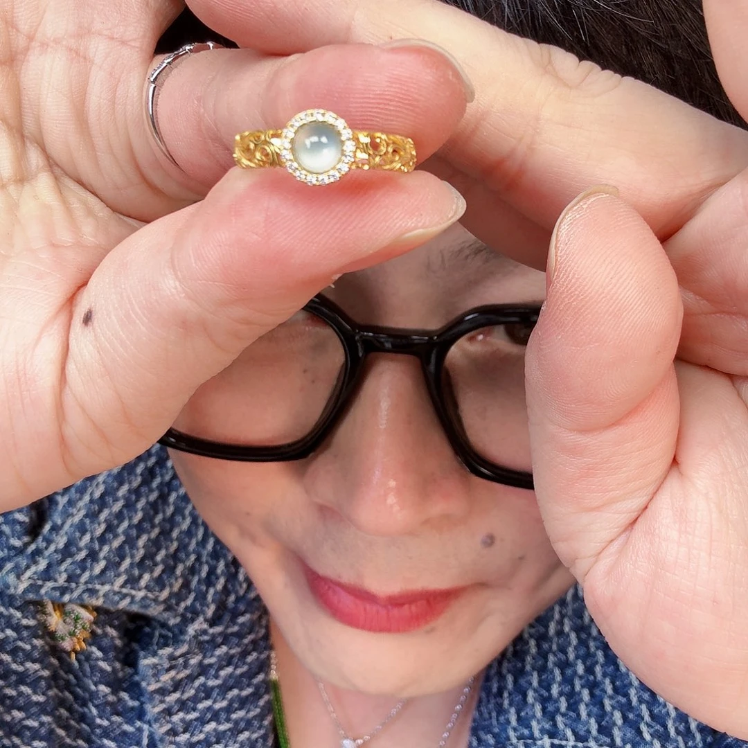 翡翠颈饰银S925镶嵌一个