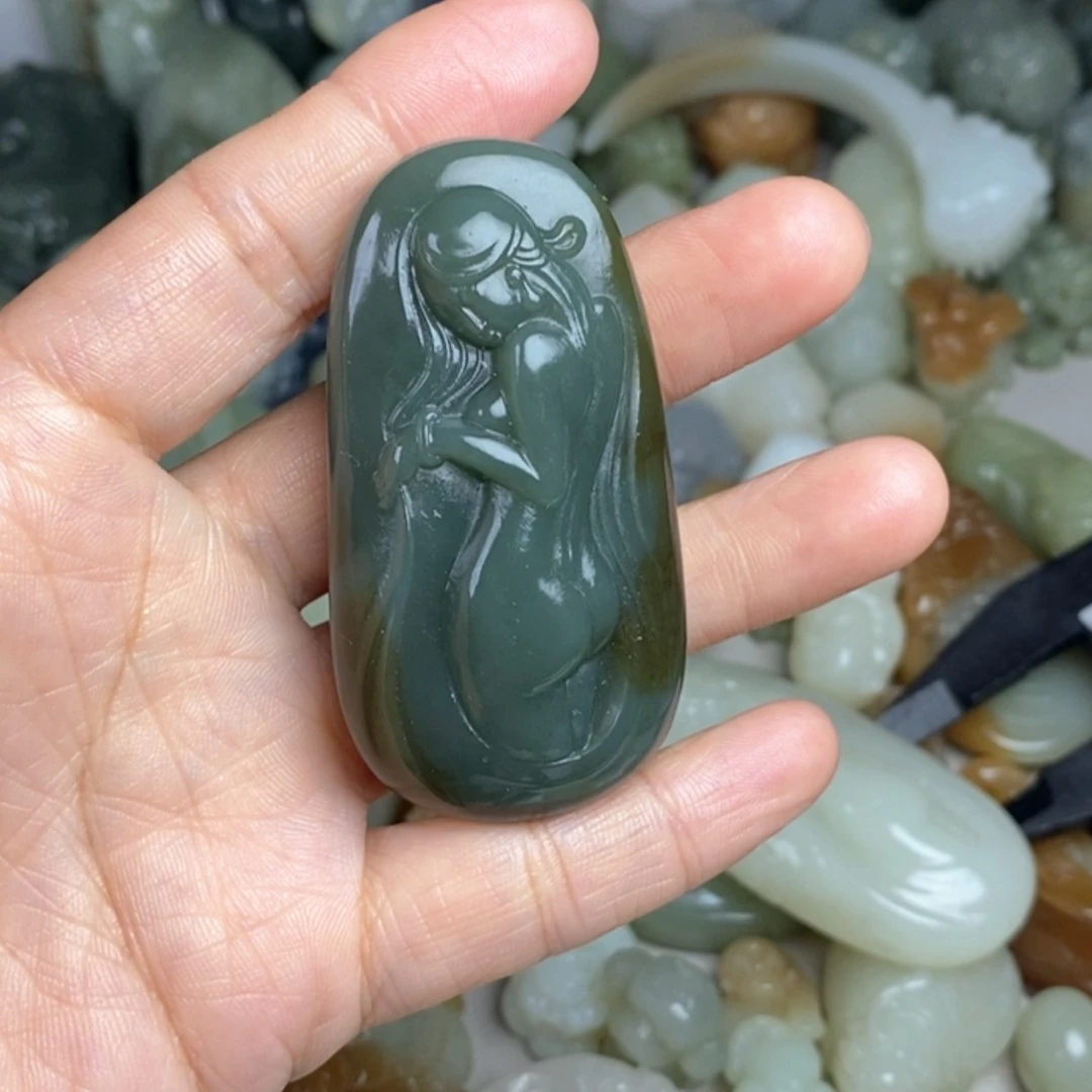 【闪购商品】未镶嵌和田玉挂件光*