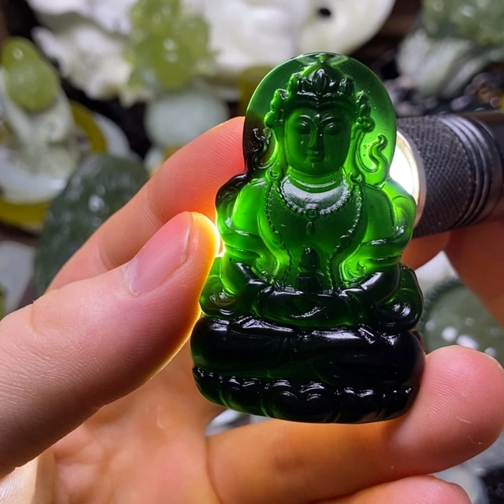 未镶嵌岫玉岫玉颈饰