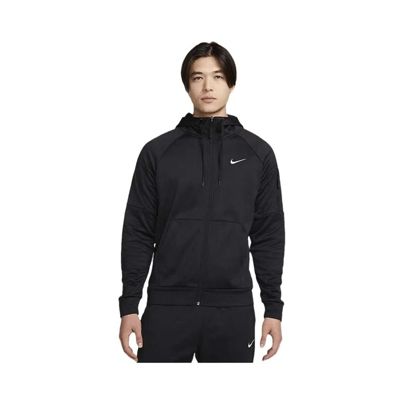 NIKE/耐克男子官方加绒训练全长拉链开襟保暖连帽衫 DQ4831010