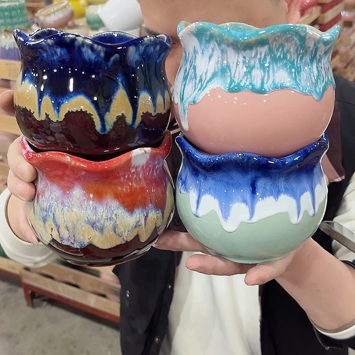 陶瓷陶瓷多肉植物花盆