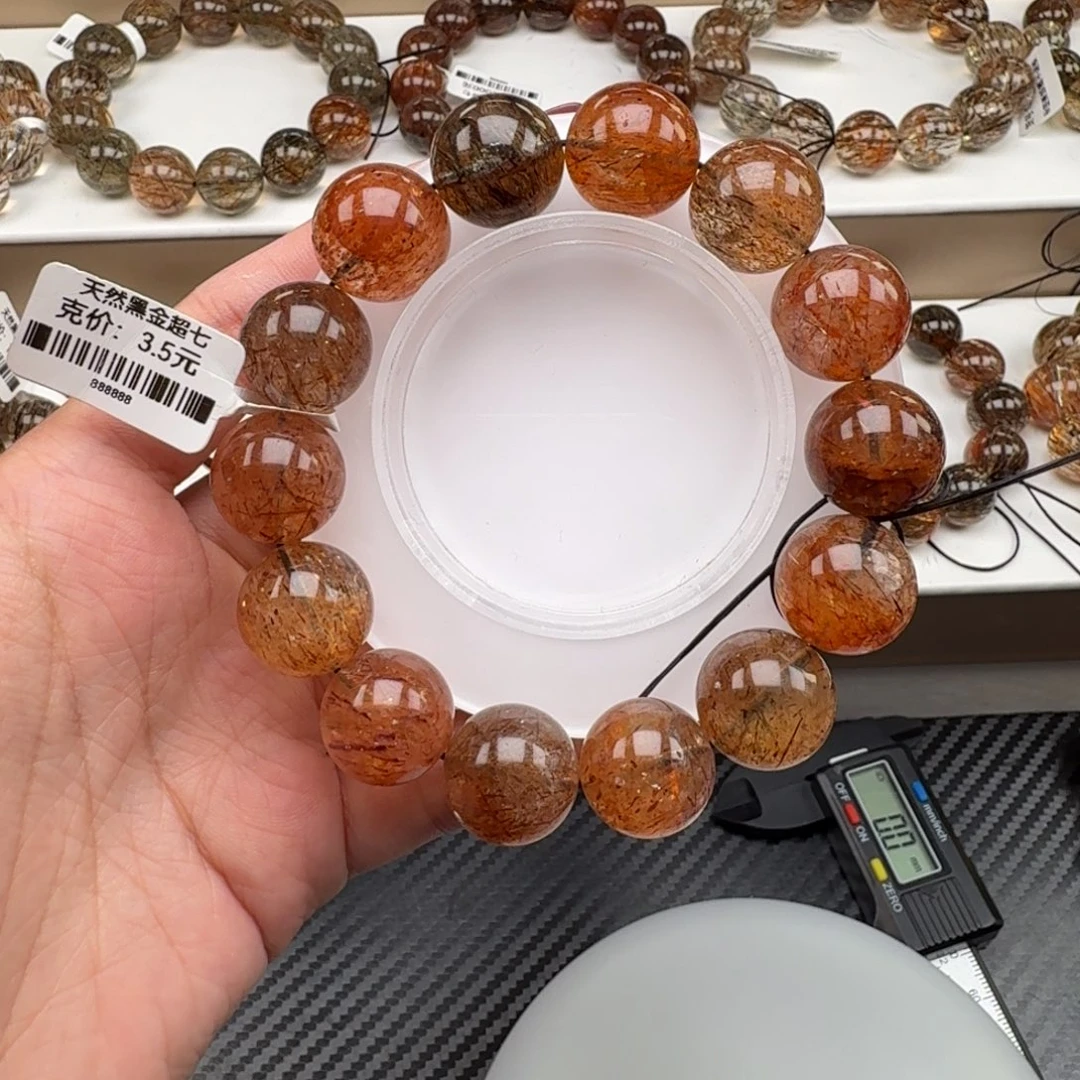 未镶嵌手链水晶黑金超七多样性发其一