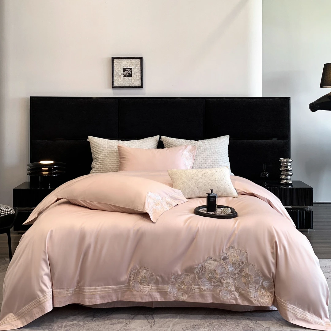 线下款！长绒棉100（50*50)高奢刺绣款床品套件-诺兰