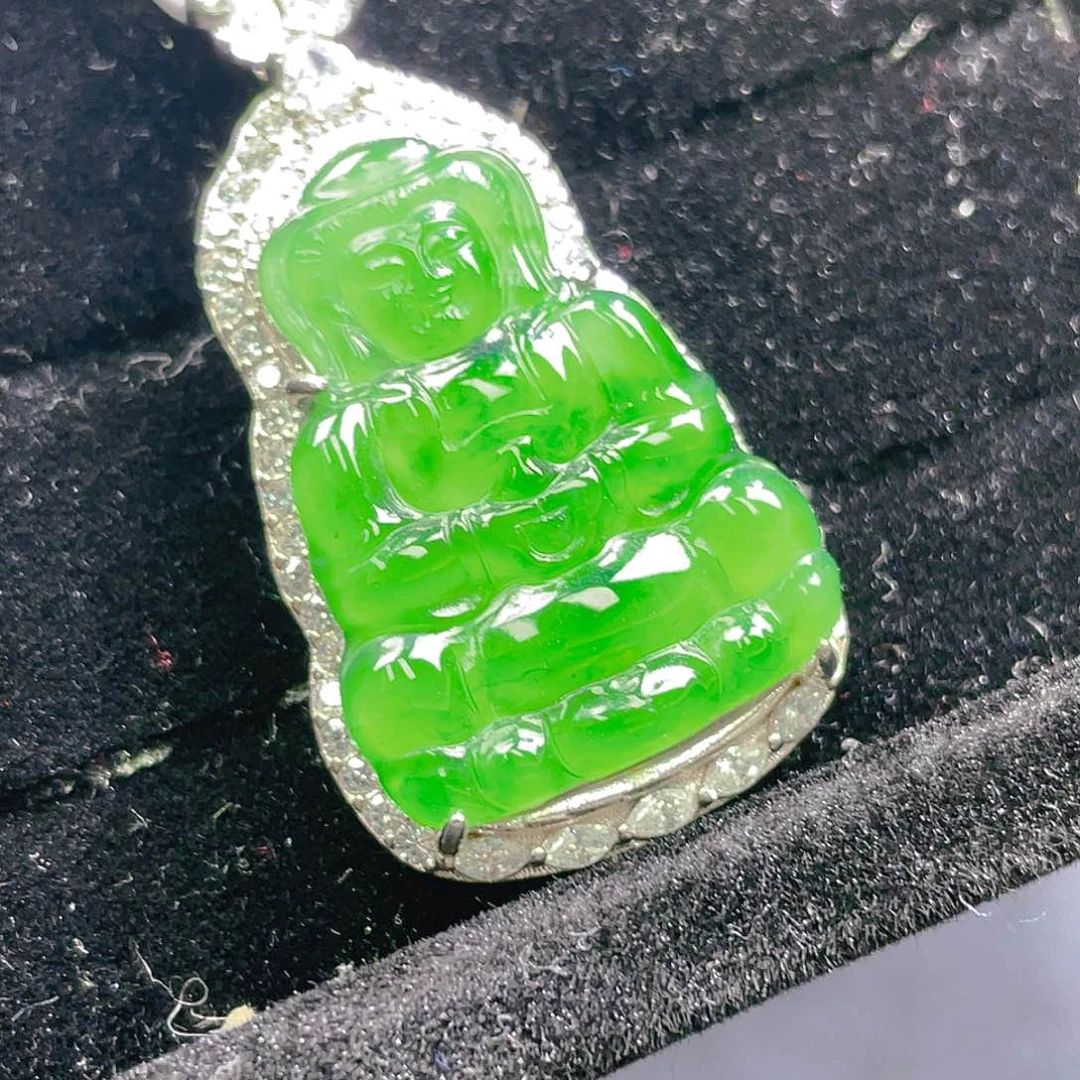 翡翠颈饰未镶嵌88，