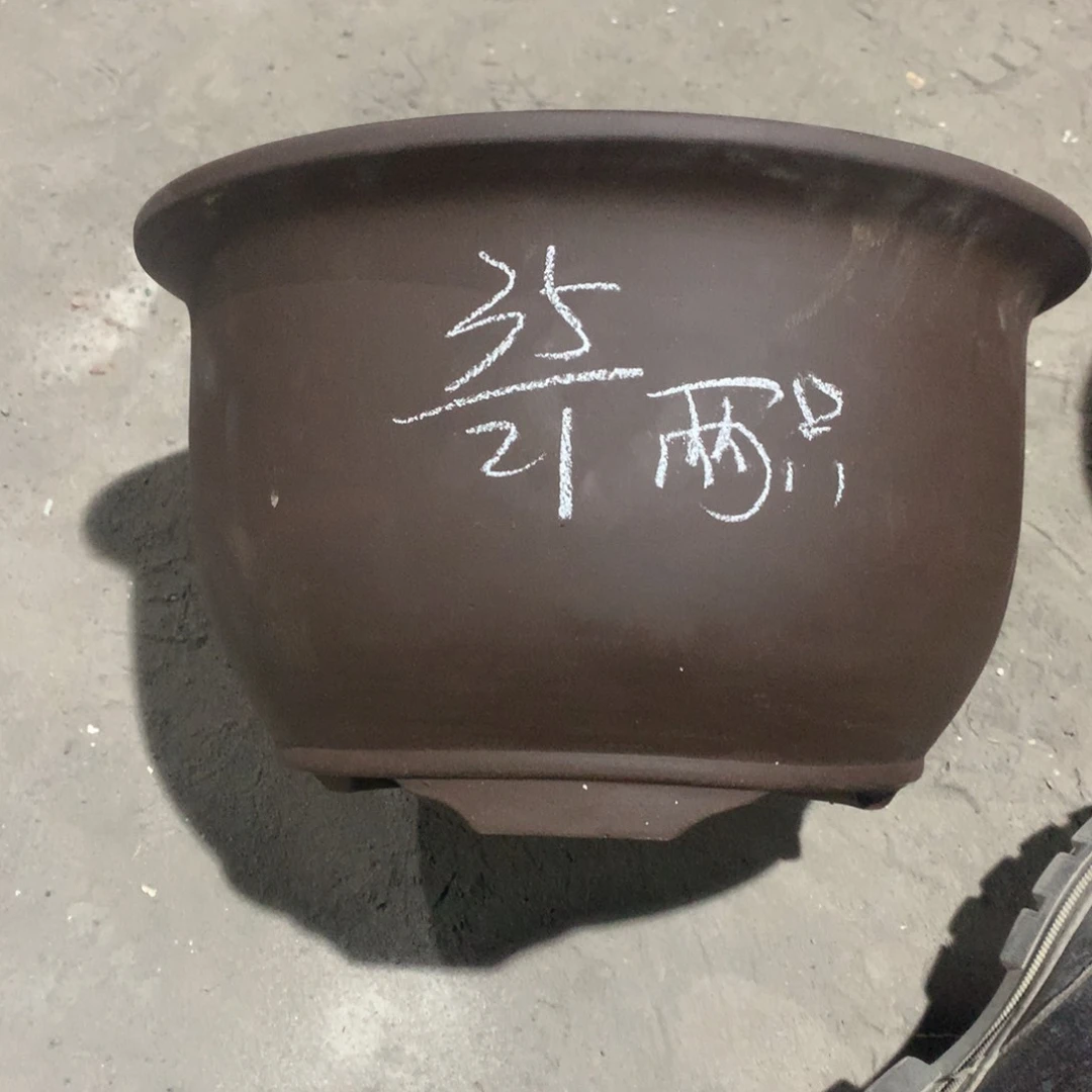 紫砂宜兴紫砂花盆，现货发