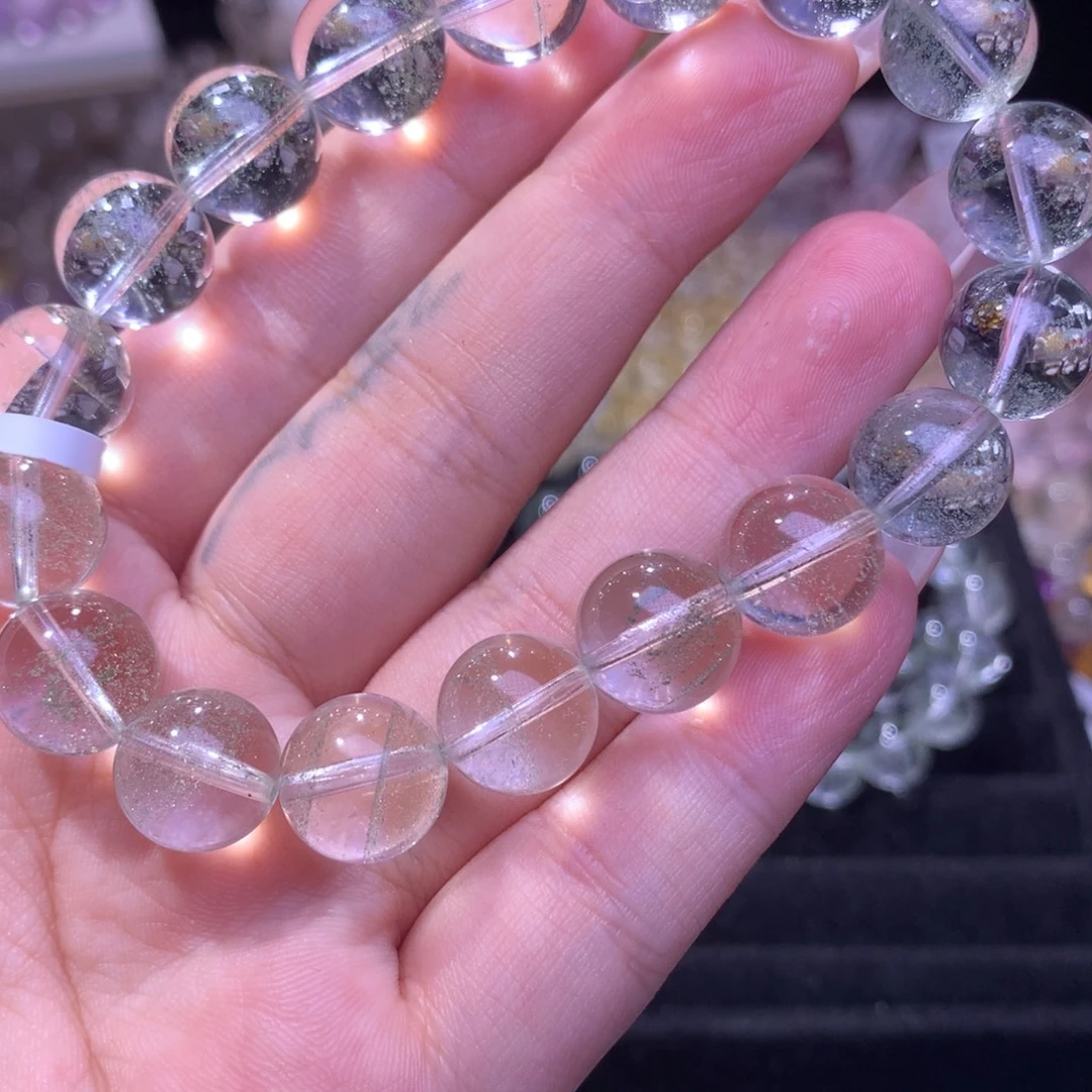 o***y未镶嵌手串水晶绿幽灵
