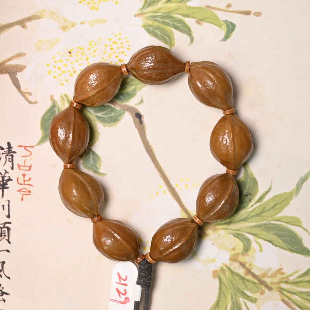 21.29·精挑款·梅林铁核原生态素串橄榄核树主一手货源 999